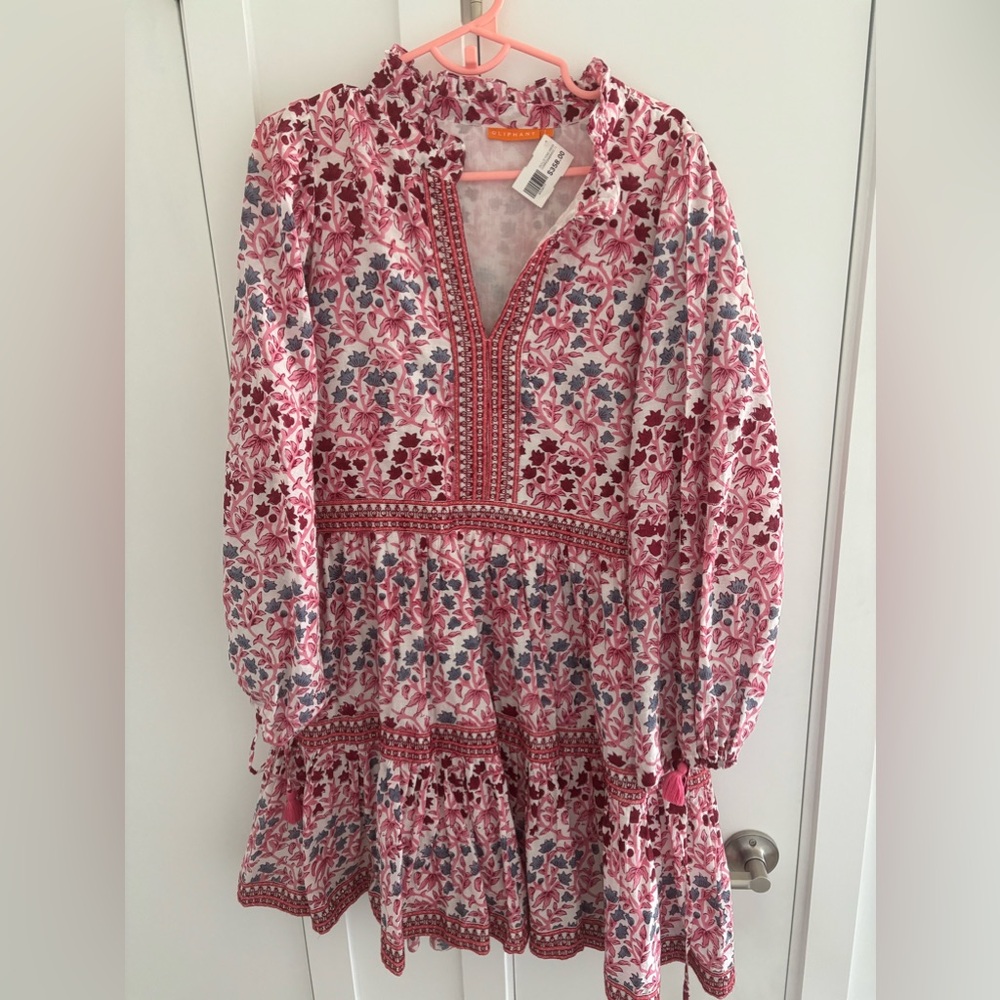Oliphant long sleeve mini dress